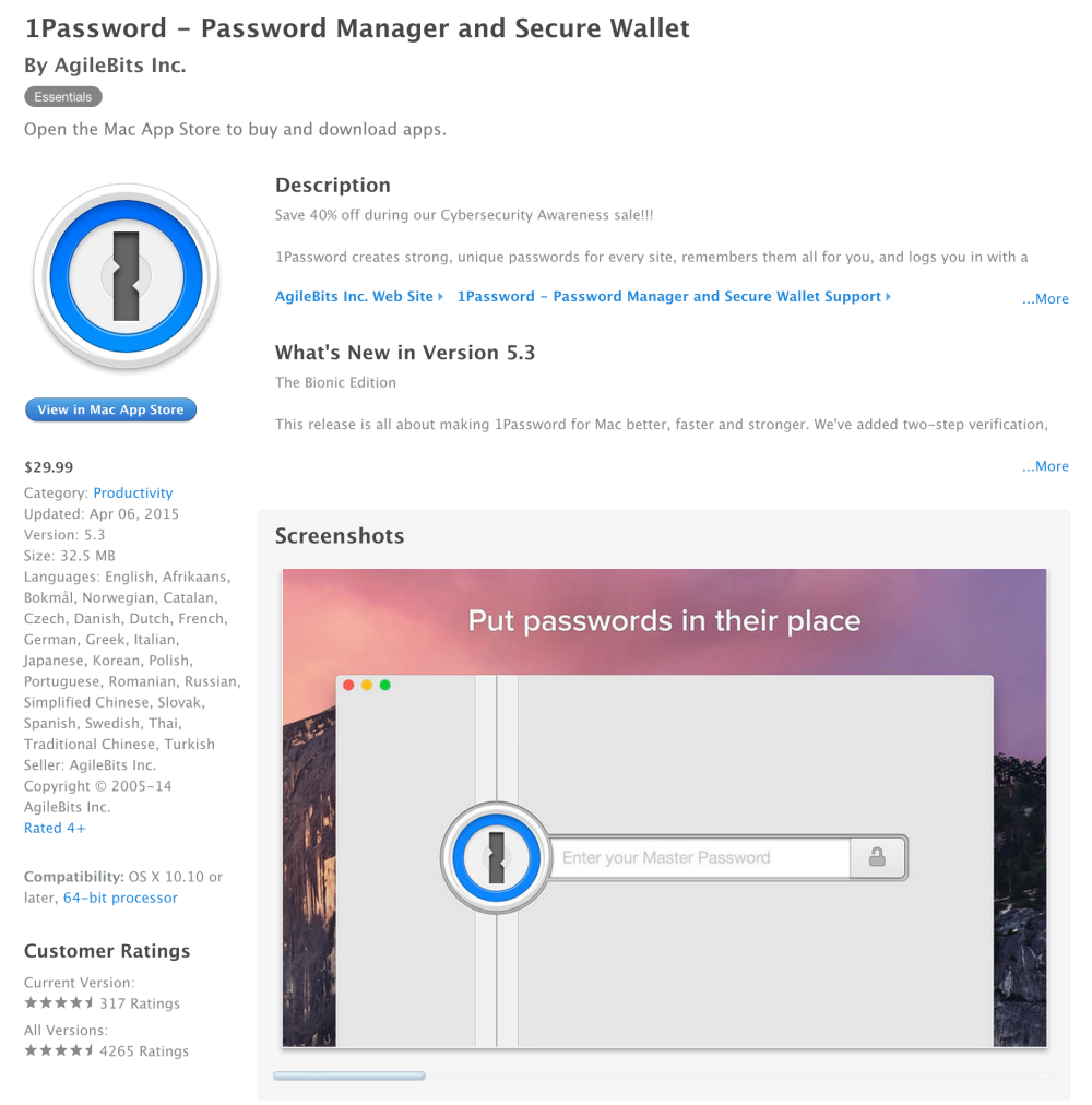 Best Password App For Mac 2015